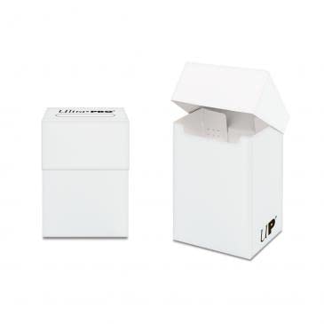 Ultra PRO - PRO 80+ Card Deck Box (أبيض) - حماية البطاقات الرياضية القيّمة وبطاقات الألعاب والبطاقات القابلة للتحصيل في صندوق سطح مضغوط ، مثالي للسفر والتخزين Ultra PRO - PRO 80+ Card Deck Box (أبيض) - حماية البطاقات الرياضية القيّمة وبطاقات الألعاب والبطاقات القابلة للتحصيل في صندوق سطح مضغوط ، مثالي للسفر والتخزين