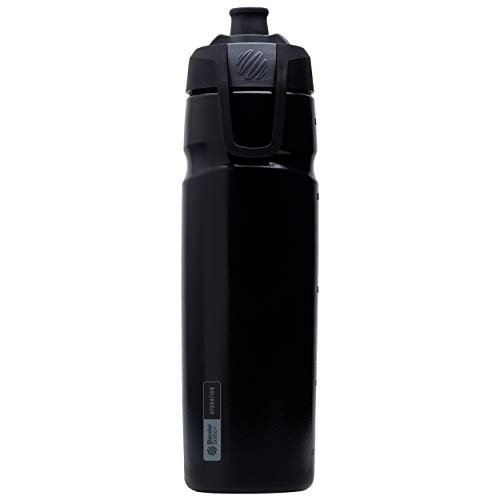 زجاجة ماء BlenderBottle Hydration Halex Squeeze مع مصاصة ، 32 أونصة ، أسود زجاجة ماء BlenderBottle Hydration Halex Squeeze مع مصاصة ، 32 أونصة ، أسود
