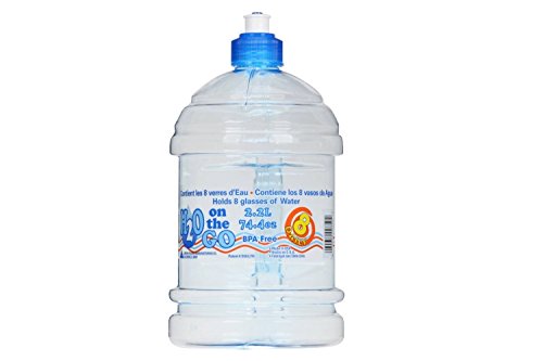 زجاجة ماء Arrow H2O On The Go ، 2.2 لتر - زجاجة مياه بلاستيكية شفافة كبيرة بغطاء دفع - صنع في الولايات المتحدة الأمريكية ، خالية من BPA - مقبض مريح مدمج ، مانع للتسرب - مثالي لممارسة الرياضة والصالة الرياضية زجاجة ماء Arrow H2O On The Go ، 2.2 لتر - زجاجة مياه بلاستيكية شفافة كبيرة بغطاء دفع - صنع في الولايات المتحدة الأمريكية ، خالية من BPA - مقبض مريح مدمج ، مانع للتسرب - مثالي لممارسة الرياضة والصالة الرياضية