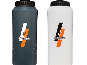 زجاجات مياه GEMFUL Squeeze Sports 32oz خالية من BPA 2 عبوة