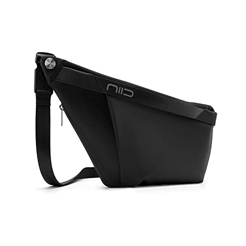 NIID-FINO 4 Compact EDC Sling Bag ، حقيبة ظهر كتف الصدر صغيرة الحجم للرجال والنساء حقيبة نهارية نحيفة وخفيفة الوزن للتكتيكية والسفر والعمل والجيم والرياضة (باستثناء حزمة القناع) NIID-FINO 4 Compact EDC Sling Bag ، حقيبة ظهر كتف الصدر صغيرة الحجم للرجال والنساء حقيبة نهارية نحيفة وخفيفة الوزن للتكتيكية والسفر والعمل والجيم والرياضة (باستثناء حزمة القناع)
