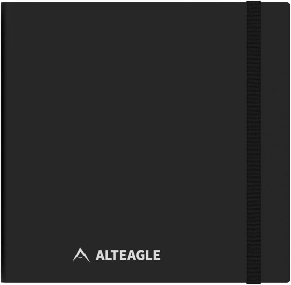 Alteagle Trading Card Binder ، ألبوم جيب تحميل جانبي لـ TCG (12 جيب ، أسود) Alteagle Trading Card Binder ، ألبوم جيب تحميل جانبي لـ TCG (12 جيب ، أسود)