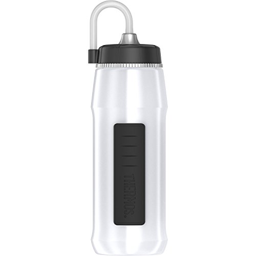زجاجة ترطيب Thermos قابلة للضغط مع مصاصة طويلة ، 24 Ounce ، أبيض زجاجة ترطيب Thermos قابلة للضغط مع مصاصة طويلة ، 24 Ounce ، أبيض