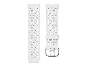 سوار Fitbit Charge 5 الرياضي ، منتج رسمي ، أبيض ثلجي ، صغير