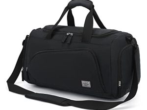 WindTook السفر Duffels رياضة حقيبة للرجال والنساء 40L عطلة نهاية الأسبوع الرقص الرياضة حقيبة بين عشية وضحاها مع مقصورة أحذية