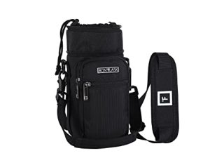 IRON ° FLASK Carrier ، حامل ، كم - يناسب زجاجة ماء رياضية معزولة من الفولاذ المقاوم للصدأ ، حزام كتف قابل للتعديل ، غطاء جراب حقيبة حامل