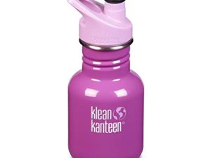 زجاجة Klean Kanteen Kid Classic 12 أونصة مع غطاء رياضي للأطفال 3.0