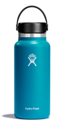 زجاجة Hydro Flask واسعة الفم بغطاء فليكس زجاجة Hydro Flask واسعة الفم بغطاء فليكس