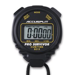 ACCUSPLIT Pro Survivor - A601X ساعة توقيت ، ساعة ، شاشة عرض كبيرة جدًا ACCUSPLIT Pro Survivor - A601X ساعة توقيت ، ساعة ، شاشة عرض كبيرة جدًا