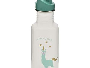 Klean Kanteen كلاسيكي 18 أونصة مع قبعة رياضية - إصدار خاص - Llamacorn