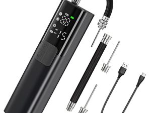 مضخة كرة كهربائية Pumteck MY01 مع تضخم وانكماش ، مقياس ضغط دقيق و 4 أوضاع محددة مسبقًا ، مضخة كرة أوتوماتيكية لكرة السلة وكرة القدم وكرة القدم والكرة الطائرة وكرة الرجبي (بحد أقصى 15 رطل لكل بوصة مربعة)