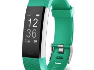 OCTANDRA Active VeryFitPro Fitness Tracker HR معدل ضربات القلب مراقب النوم عداد الخطوات IP67 مقاوم للماء تعقب النشاط عداد الخطى الذكية تشغيل ساعة ذكية للرجال والنساء (ID115Plus HR) (أخضر)