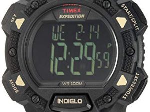 ساعة Timex للرجال إكسبيديشن ديجيتال شوك كات بسوار راتنج