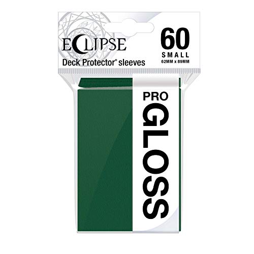Ultra Pro - Eclipse Gloss بأكمام صغيرة 60 عددًا (أخضر غابة) - حماية جميع بطاقات الألعاب والبطاقات الرياضية والبطاقات القابلة للتحصيل باستخدام تقنية Ultra Pro's ChromaFusion Ultra Pro - Eclipse Gloss بأكمام صغيرة 60 عددًا (أخضر غابة) - حماية جميع بطاقات الألعاب والبطاقات الرياضية والبطاقات القابلة للتحصيل باستخدام تقنية Ultra Pro's ChromaFusion