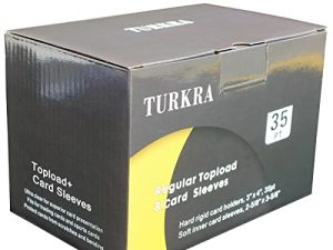 مجموعة TURKRA 100 عدد من اللوادر العلوية عالية الوضوح الممتازة وأكمام بطاقة Penny لبطاقات التداول القابلة للتحصيل والبطاقات الرياضية