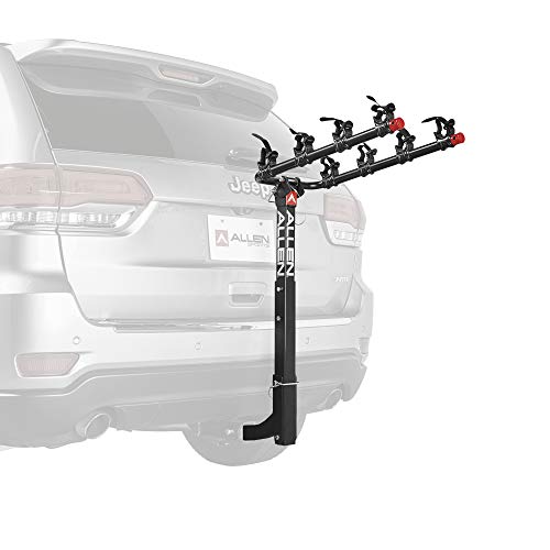 Allen Sports Deluxe 4-Bike Hitch Mount Mount (ريسيفر 2 بوصة) ، أسود Allen Sports Deluxe 4-Bike Hitch Mount Mount (ريسيفر 2 بوصة) ، أسود