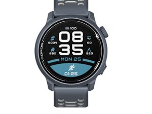 COROS PACE 2 بريميوم ساعة رياضية GPS مع حزام من النايلون أو السيليكون ، مراقب معدل ضربات القلب ، بطارية GPS كاملة 30 ساعة ، مقياس الضغط ، وصلات ANT + & BLE ، Strava ، Stryd & TrainingPeaks (فولاذ أزرق)