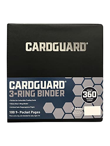 CardGuard Premium 3-Ring 3 "Binder بما في ذلك 100 Starter Series 9-Pocket Pages CardGuard Premium 3-Ring 3 "Binder بما في ذلك 100 Starter Series 9-Pocket Pages