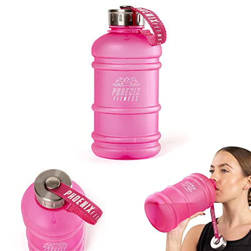 زجاجة مياه رياضية للجنسين من Phoenix Fitness RY1014 ، إبريق زجاجة رياضية للياقة البدنية واللياقة البدنية كبير مع فم واسع ، خالية من مادة BPA ومقاومة للتسرب وغير سامة من أجل اللياقة البدنية ، وردي ، 34 أونصة زجاجة مياه رياضية للجنسين من Phoenix Fitness RY1014 ، إبريق زجاجة رياضية للياقة البدنية واللياقة البدنية كبير مع فم واسع ، خالية من مادة BPA ومقاومة للتسرب وغير سامة من أجل اللياقة البدنية ، وردي ، 34 أونصة