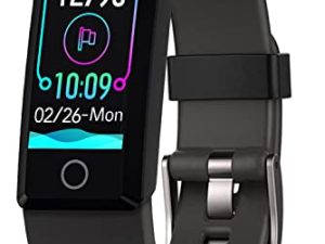MorePro Slim Fitness Tracker مع مراقبة ضغط الدم ومعدل ضربات القلب ، 20 وضعًا رياضيًا لتتبع النشاط ومراقبة النوم وعداد الخطوات للمشي ، ساعات لياقة بدنية مقاومة للماء IP68 للنساء والأطفال