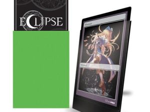 Ultra Pro - Eclipse Matte Small Sleeves 60 عدد (أخضر ليموني) - حماية جميع بطاقات الألعاب والبطاقات الرياضية والبطاقات القابلة للتحصيل باستخدام تقنية Ultra Pro's ChromaFusion