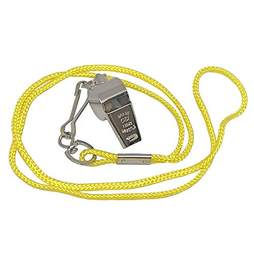 صافرة Cannon Sports Metal المعدنية مع حبل للحكام والمدربين والمعلمين صافرة Cannon Sports Metal المعدنية مع حبل للحكام والمدربين والمعلمين