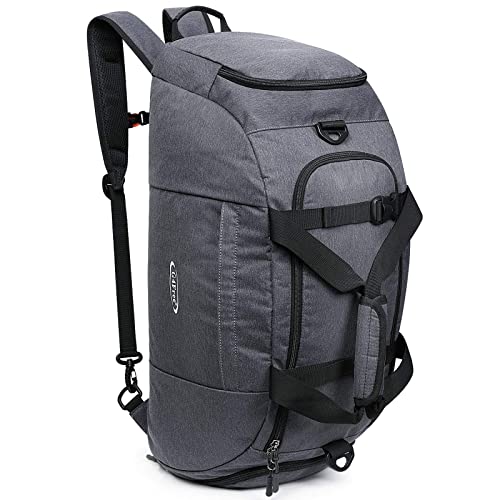 G4Free 40L 3-Way Duffle Backpack حقيبة رياضية للرجال والنساء الرياضة من القماش الخشن مع مقصورة الأحذية حقيبة ظهر للسفر الأمتعة G4Free 40L 3-Way Duffle Backpack حقيبة رياضية للرجال والنساء الرياضة من القماش الخشن مع مقصورة الأحذية حقيبة ظهر للسفر الأمتعة
