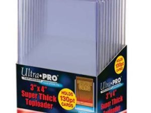 Ultra Pro 3 "X 4" Super Thick 130pt Topload - 10ct