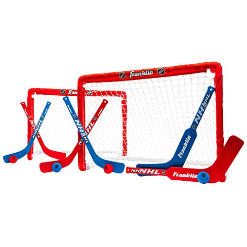 مجموعة أهداف Franklin Sports NHL Kids Mini للهوكي - (2) أهداف صغيرة + هوكي الركبة ، (4) عصي الشباب ، (2) عصي حارس المرمى + (4) كرات إسفنجية - الركبة + مجموعة هوكي صغيرة مجموعة أهداف Franklin Sports NHL Kids Mini للهوكي - (2) أهداف صغيرة + هوكي الركبة ، (4) عصي الشباب ، (2) عصي حارس المرمى + (4) كرات إسفنجية - الركبة + مجموعة هوكي صغيرة