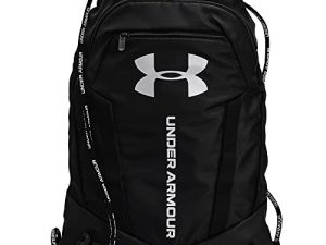 حقيبة للكبار لا يمكن إنكارها من Under Armor ، أسود / أسود / فضي معدني