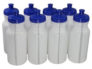 زجاجات مياه بلاستيكية رياضية ضغط دفع / سحب غطاء 20 أونصة خالية من Bpa 8