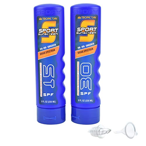 زجاجة GoPong Sport Sunscreen Flask 2 Pack ، تتضمن قمع وزجاجة Liquor Pour Spout ، متعددة زجاجة GoPong Sport Sunscreen Flask 2 Pack ، تتضمن قمع وزجاجة Liquor Pour Spout ، متعددة