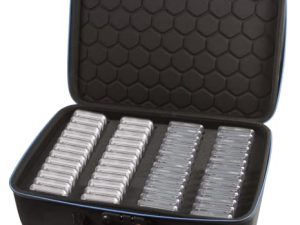 حافظة عملات معدنية متدرجة Card Titan PRO مع 56 فتحة لـ PCGS أو لوح عملات معدنية مصنفة NGC - فتحات فردية للعملات المصنفة - تحمي وتناسب حقائب عملات NGC و PCGS بشكل مثالي - مستلزمات جمع العملات المعدنية