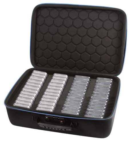 حافظة عملات معدنية متدرجة Card Titan PRO مع 56 فتحة لـ PCGS أو لوح عملات معدنية مصنفة NGC - فتحات فردية للعملات المصنفة - تحمي وتناسب حقائب عملات NGC و PCGS بشكل مثالي - مستلزمات جمع العملات المعدنية حافظة عملات معدنية متدرجة Card Titan PRO مع 56 فتحة لـ PCGS أو لوح عملات معدنية مصنفة NGC - فتحات فردية للعملات المصنفة - تحمي وتناسب حقائب عملات NGC و PCGS بشكل مثالي - مستلزمات جمع العملات المعدنية