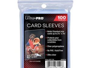 جراب بطاقات Ultra Pro Soft 2-5 / 8 "X 3-5 / 8" ، فائقة الوضوح (100 عدد)