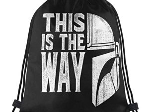Aizawa Mandolori-an This is The Way حقيبة الرباط الرياضية حقيبة الظهر تخزين Goodie Cinch Bag