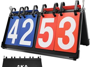 AKA Premium Sport Scoreboard / Portable-Tabletop-Flipper-Easy Flip Score Keeper