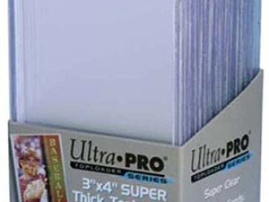 2 حزم Ultra Pro 75pt Top Loader 25ct (50 إجمالي اللودرات العلوية) 81347-75 Pt للبطاقات السميكة