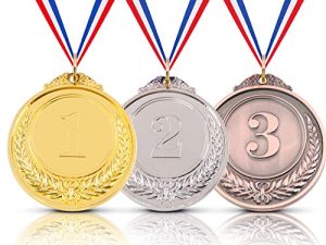 ميداليات جائزة Hilitchi الذهبية الفضية البرونزية مع جوائز الفائز بالشريط النمط الأولمبي للأطفال الرياضة المدرسية لقاء الأحداث الرياضية أو تذكار الاحتفال