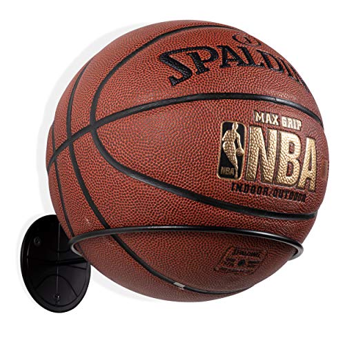 Wallniture Sporta مثبت على الحائط تخزين الكرة الرياضية حامل رف عرض تخزين الصلب (أسود) Wallniture Sporta مثبت على الحائط تخزين الكرة الرياضية حامل رف عرض تخزين الصلب (أسود)