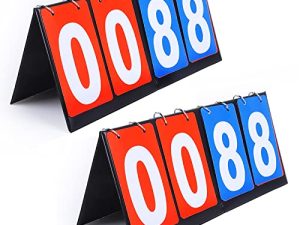 مجموعتان من لوحة النتائج الرياضية المحمولة لكرة السلة والكرة الطائرة والتنس وحراس نتائج المباريات الرياضية الخارجية