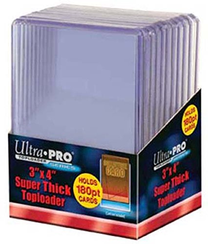 حزم Ultra Pro 2180pt Top Loader - 10 Topload Per Pack (20 Total) - البيسبول السميكة وكرة السلة والهوكي وبطاقات كرة القدم (أي تذكارات) حزم Ultra Pro 2180pt Top Loader - 10 Topload Per Pack (20 Total) - البيسبول السميكة وكرة السلة والهوكي وبطاقات كرة القدم (أي تذكارات)