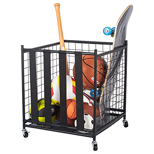 Oududianzi Ball Storage ، عربة الكرات الرياضية الدوارة ، منظم الكرة للجراج ، منظم المرآب الرياضي ، تخزين سلة الكرة بأشرطة مطاطية ، منظم المعدات الرياضية في المرآب لكرات الأنواع Oududianzi Ball Storage ، عربة الكرات الرياضية الدوارة ، منظم الكرة للجراج ، منظم المرآب الرياضي ، تخزين سلة الكرة بأشرطة مطاطية ، منظم المعدات الرياضية في المرآب لكرات الأنواع