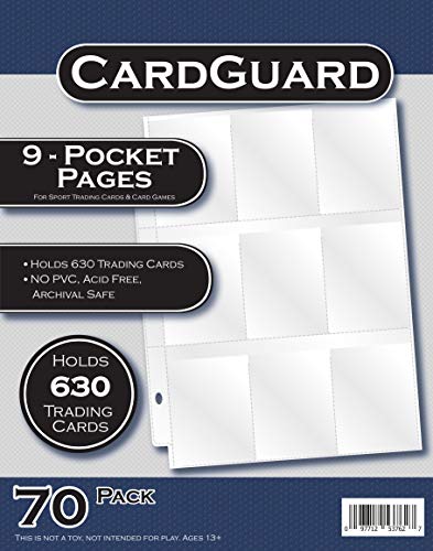 CardGuard Starter Series 9-Pocket Pages ، 70 حزمة CardGuard Starter Series 9-Pocket Pages ، 70 حزمة