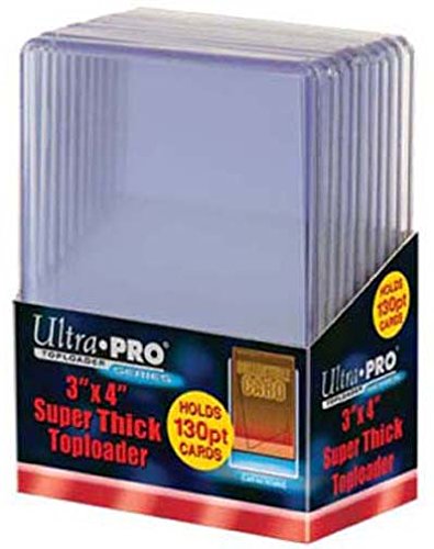 2 محمل علوي Ultra Pro 130pt 20 إجمالي (عبوتان 10 قيراط) يناسب البطاقات التي يصل سمكها إلى 130 نقطة 2 محمل علوي Ultra Pro 130pt 20 إجمالي (عبوتان 10 قيراط) يناسب البطاقات التي يصل سمكها إلى 130 نقطة